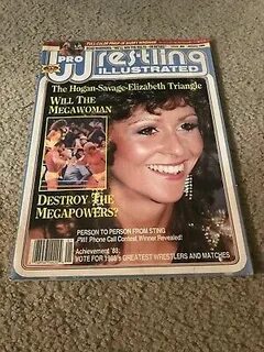 1989 января реслинг журнал pwi WWF мисс Элизабет с Barry Win