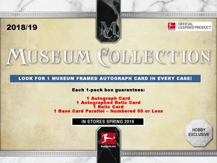 2019 Topps Bundesliga Museum Collection Soccer Cards