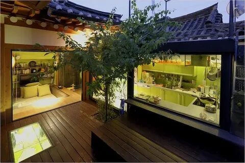 Traditional Korean House with Modern Italian Style (9 photos