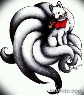 Drawings Kitsune (57 photos) " Рисунки для срисовки и не тол