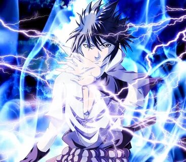 Wallpaper Anime, Naruto, Sasuke Uchiha, Chidori background