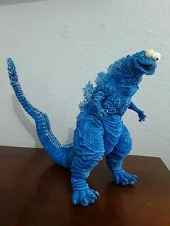 Neca Godzilla Custom Cookiezilla Figure RARE: купить с доста