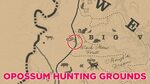 RDR2 opossum location and map guide (Master Hunter 9 Challen