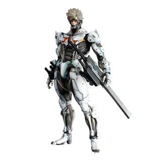 Metal Gear Revengeance Play Arts Kai Raiden White Armor Ver 