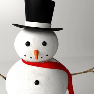 Snowman - 3D Model by firdz3d