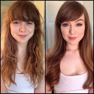 What Female Pornstars Look Like With And Without Makeup (25 