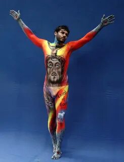 Wild and weird: World Body Painting Festival in Austria