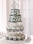 Home Publix wedding cake, Wedding cakes with cupcakes, Weddi