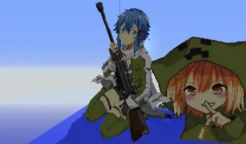 Cute Anime Pixel Art Minecraft - Just a few of the things i 
