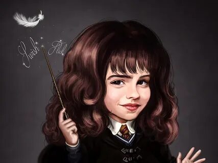 Dribbble - hermione-granger800x600.jpg by Natalia Benavides 