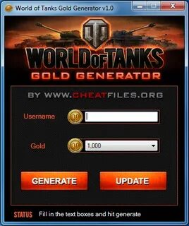 World of Tanks Gold Generator - CheatFiles.org