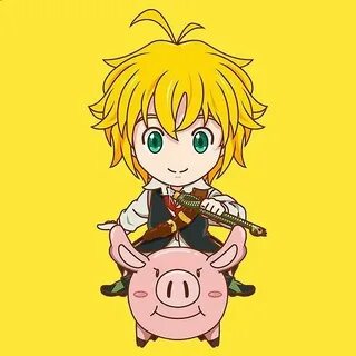 Seven Deadly Sins Meliodas Chibi' Sticker by xiaokoong in 20