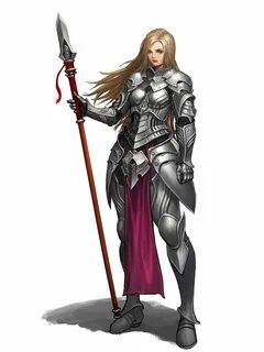 ArtStation - spear knight, kim seung hwan Warrior woman, Fem