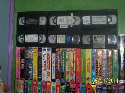 VHS collection Most of the VHS tapes I own. This doesn't i. 