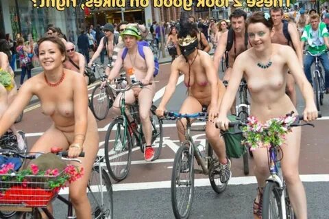 Recruiting Peloton instructors at the World Naked Bike Ride 