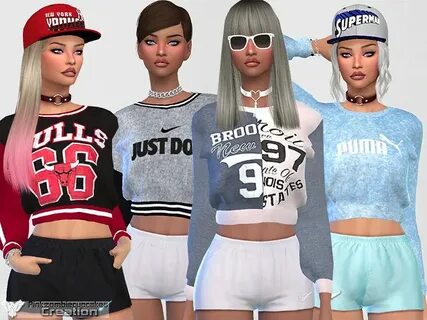 Lana CC Finds - Created By Pinkzombiecupcakes Athletic... Si