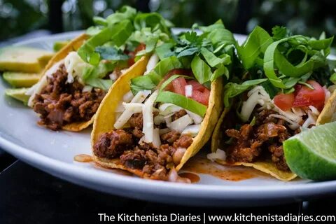 Ground Beef & Chorizo Tacos (With images) Bison meat recipes
