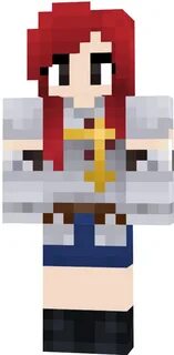 ಉϻιԁಉ Erza Scarlet Fairy Tail Minecraft Skin All in one Phot