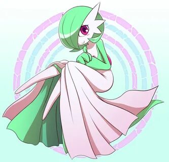 Safebooru - blush bob cut full body gardevoir green hair hai