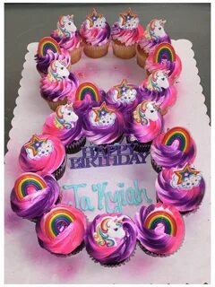 Unicorn Cupcakes #number #8 #cupcake #cake 20 Cupcakes Shape