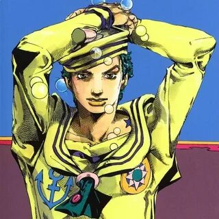 Josuke Higashikata drawn by Araki in 2018 for the cover of t