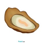 Oyster Clipart Seafood Cartoon Style PNG Image For Free Down