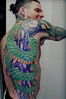 Jeff's dragon tattoo. Jeff hardy tattoos, Wwe jeff hardy, Th