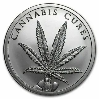 1 oz silver proof Cannabis end the war on freedom .999 pure 