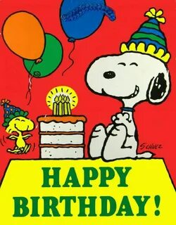 Pin by Judy Anderson on Envios Happy birthday snoopy images,