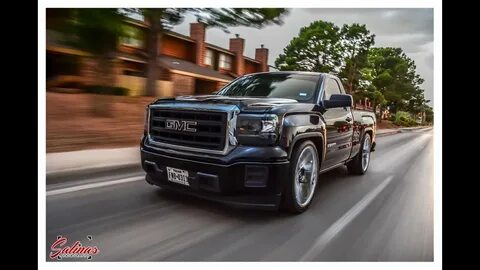 Dropped 2015 Gmc Sierra single cab on 24s DUB swervs does a 