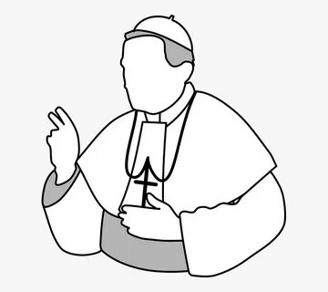 Priest Blessing Clipart - Pope Clip Art , Free Transparent C