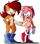 Featureless thread: Naked Sonic girls without nipples or gen