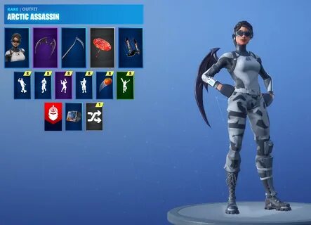 Fortnite Arctic Assassin Skin Png Fortnite Season Map 1