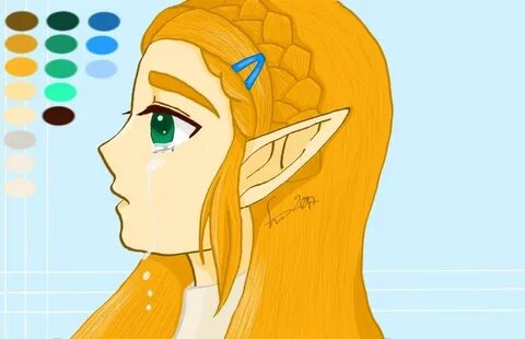 Princess Zelda BotW // fan art Zelda Amino