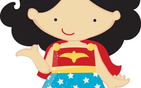 Clip Art People Pinterest Wonder Woman - Mujer Maravilla Beb