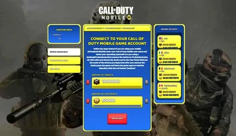 Unlimited Free Cod Points & Credits Get Call Of Duty Mobile 