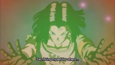 17 self-destructs to save Goku and Vegeta (English subbed) -
