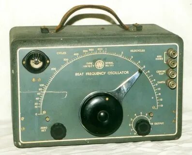 Beat Frequency Oscillator (audio signal generator). Frequenc