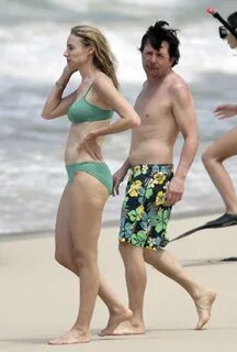 Photos of Michael J Fox And Tracy Pollan on Vacation in St B