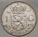 Серебряные монеты Нидерландов 1957 - огромный выбор по лучши