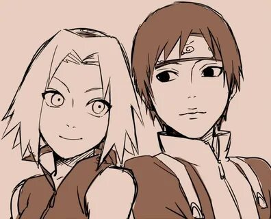 Haruno Sakura and Sai Naruto, Anime ninja, Anime naruto