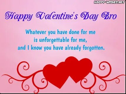 Happy Valentine's Day Wishes For Brother - Quotes & images