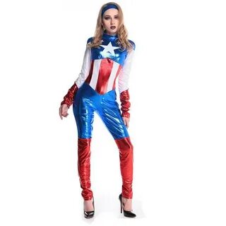 Купить Капитан Америка Комбинезоны Для Женщин Производительн