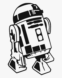 Clear Cut Crystal Designs - R2 D2 Clip Art Black And White, 