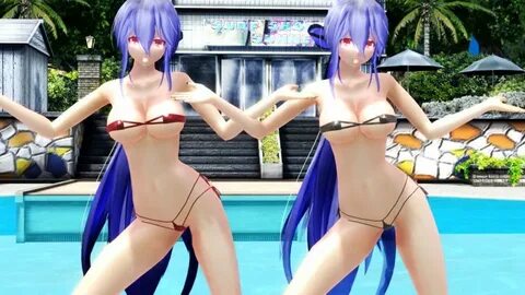 MMD R18, yowane Haku bailando sexy en una desordenada yowane