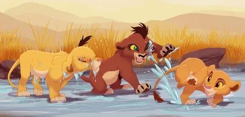 Waterhole by kourukon on deviantART Lion king art, Lion king