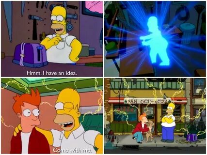 Wholesome Time Travel Simpsons Bortposting ® Know Your Meme