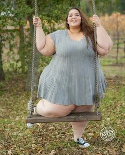 Mary Boberry On A Swing Ssbbw Average Size Women. 