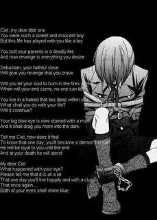 Paper quotes black butler anime quotes
