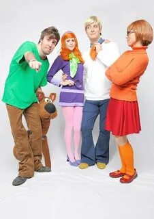 #Cosplay Scooby Gang: #Fred, #Velma, #Daphne & #Shaggy Scoob